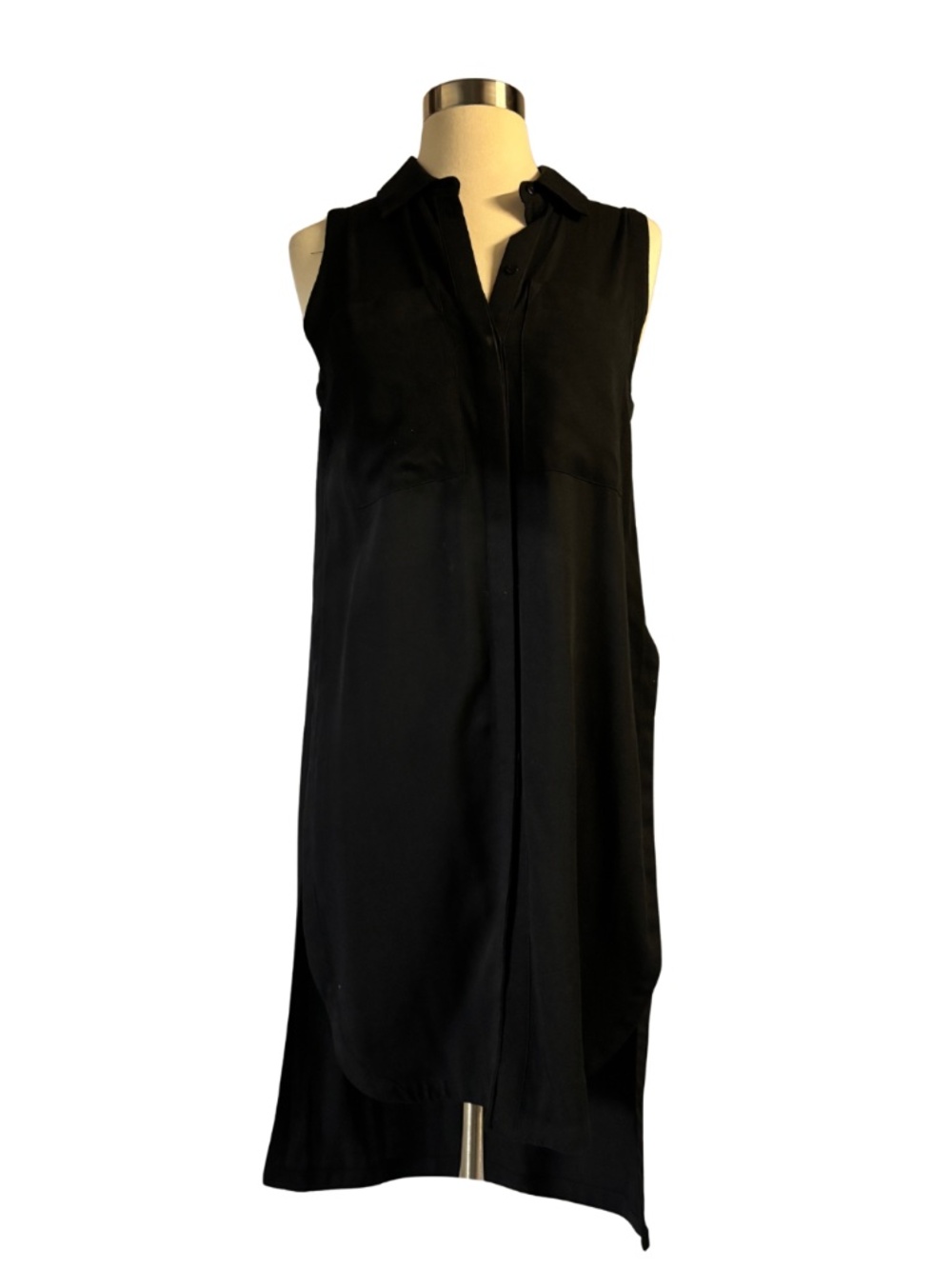 Sleeveless, button-down shirt dress from Catherine Malandrino
